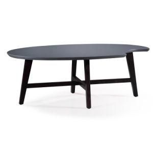 Trendy Oval Wooden Corner Table for Modern Living Room (YA983B-1)