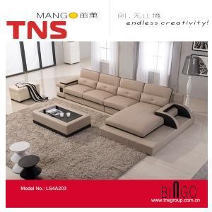 Furniture Sofa Modern Sofa Leather Sofa Corner Leather Sofa Sofa in Sofa (LS4A203)