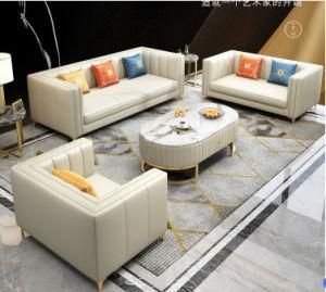 2021 New Modern Design Living Room Leather Sofa