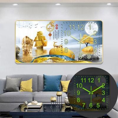 Hot Selling Fashion Creative Wall Decoration Painting Clock Entrance Hallway Restaurant Wall Clock