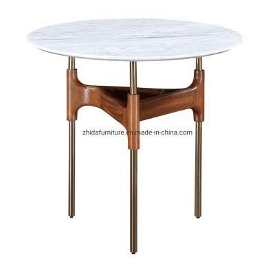 China Modern Home Furniture Marble Top Center Coffee Side Table