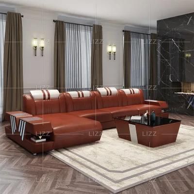 Luxurious House LED Light Sofa Chaise for Home Use
