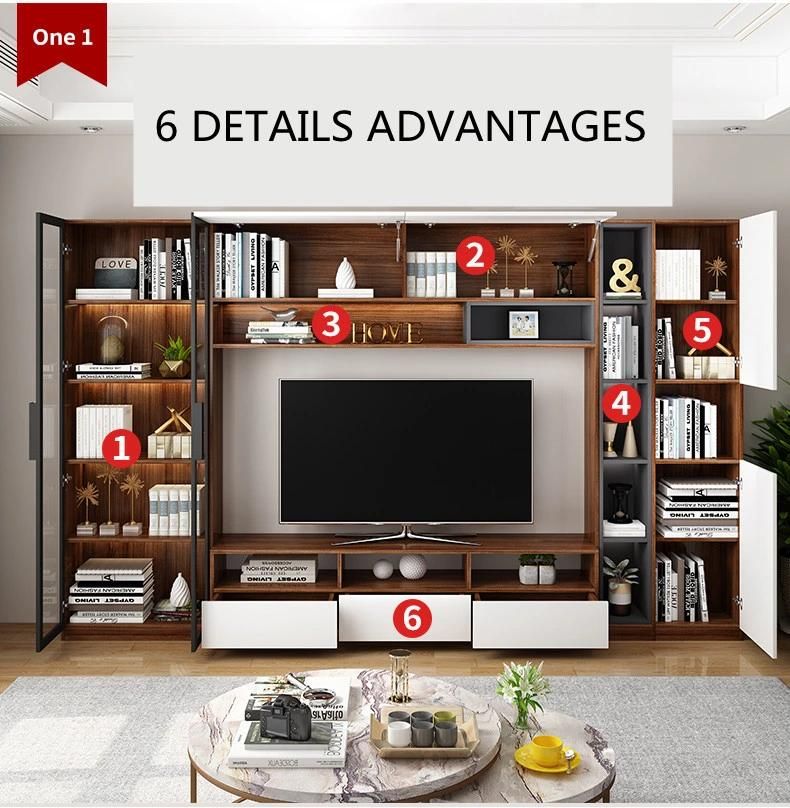 Wholesale Cheap Modern Design Living Room Wooden Drawer Storage Cabinets Wooden Furniture TV Stand