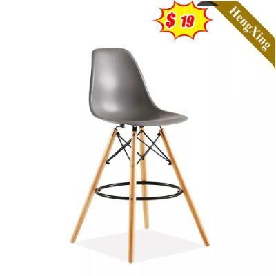 China Wholesale Home Furniture Plastic Folding Waiting Customized High Legs Bar Stool Chair