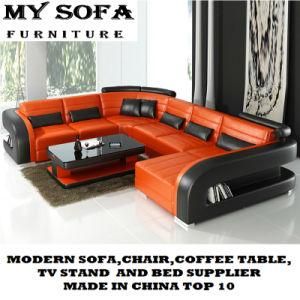 U Shape Big Eurapean Leather Sofa for Home