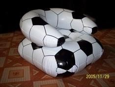 PVC Inflatable Sofa of Football Design