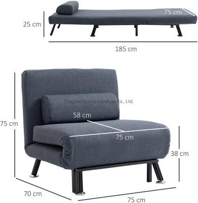 Modern Living Room Bedroom Universal Furniture Casual Folding Sofa Chair