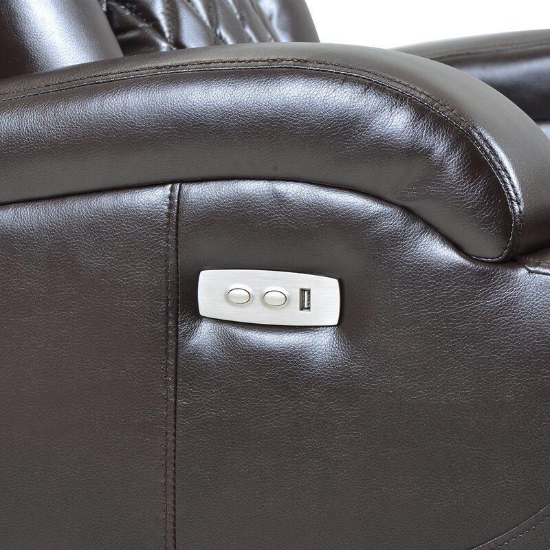 Jky Furniture Adjustable Leather Home Theater Power Recliner Chair with Customerized Functions