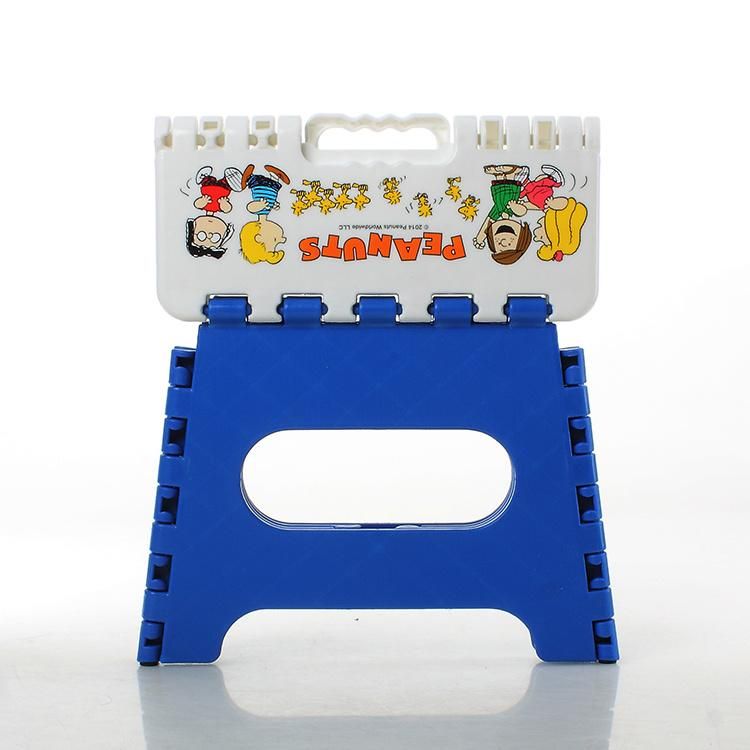 Heat Transfer Printing Children Cartoon Plastic Folding Stool, Save Space