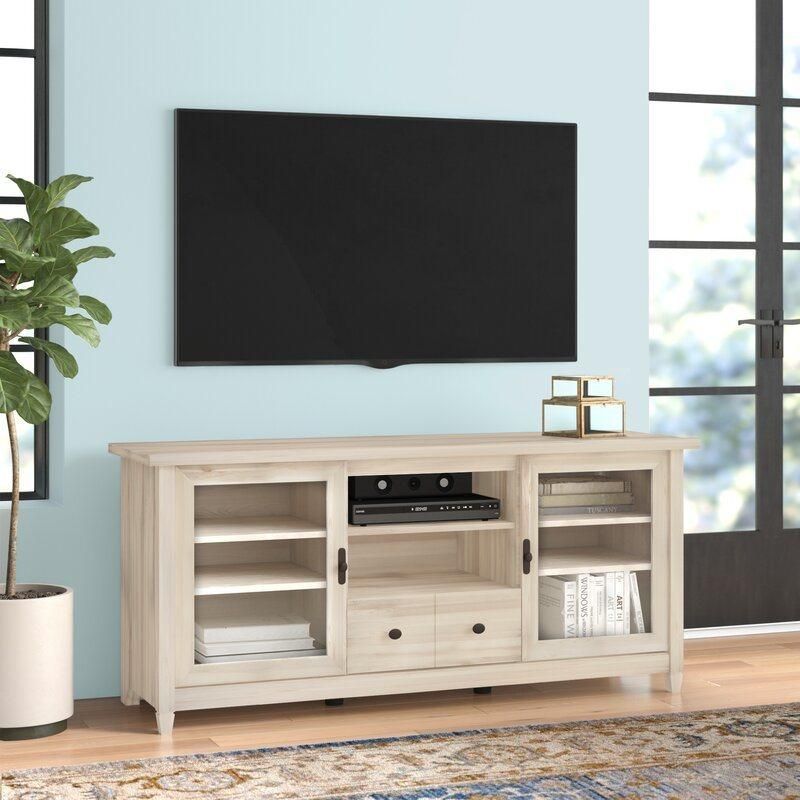 Living Room Furniture Chalked Chestnut Finish Lamantia TV Stand for Tvs up to 65 Inches