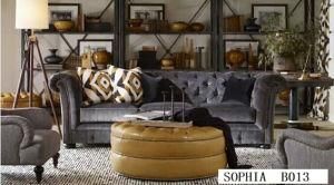 Modern Sofa Leather Chesterfield Sofa for Furniture Sofa