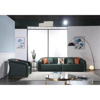 Luxury Customer Home Modern Livingroom Living Room Leather Sofa Combination Sofa