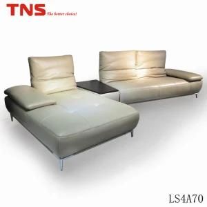 Home Furniture Genuine Corner Leather Sofa (LS4A70)