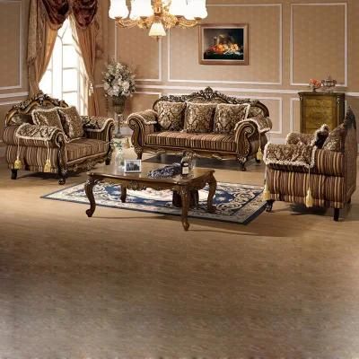 Chinese Sofa Furniture Factory Wholesale Classic Wood Fabric Sofa for Living Room Furniture