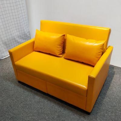 Folding Sofa Bed Multifunctional Dual-Purpose Color-Blocking Disposable Technology Cloth