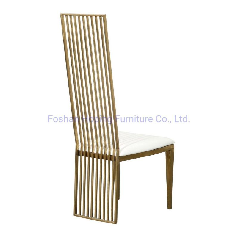 China Manufacture Wing Back Modern Living Room Restaurant Home Dining Furniture Metal Lounge Leisure Chair Dinner Table Chair
