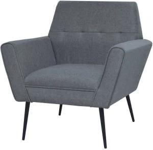 Grey Brain Fabric Leisure Chair#Armchair