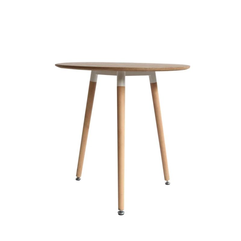 Hot Sale Modern Round Cocktail Tables Portable Wood Bar Table