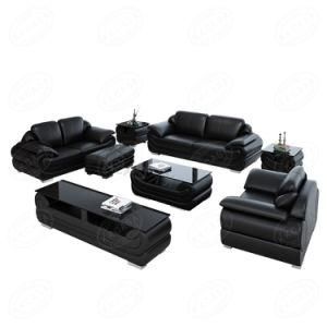 European Style 1+2+3 Leather Sofa for Home Villa Living Room