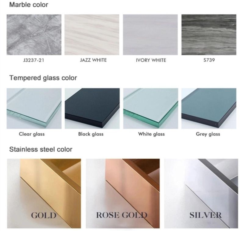 Factory Direct Sale High Class Home Hotel Furniture Stylish Nordic Design Side Coffee Table with Marble Glass