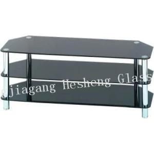 8mm Black Toughened Glass as Luxury Coffee Table