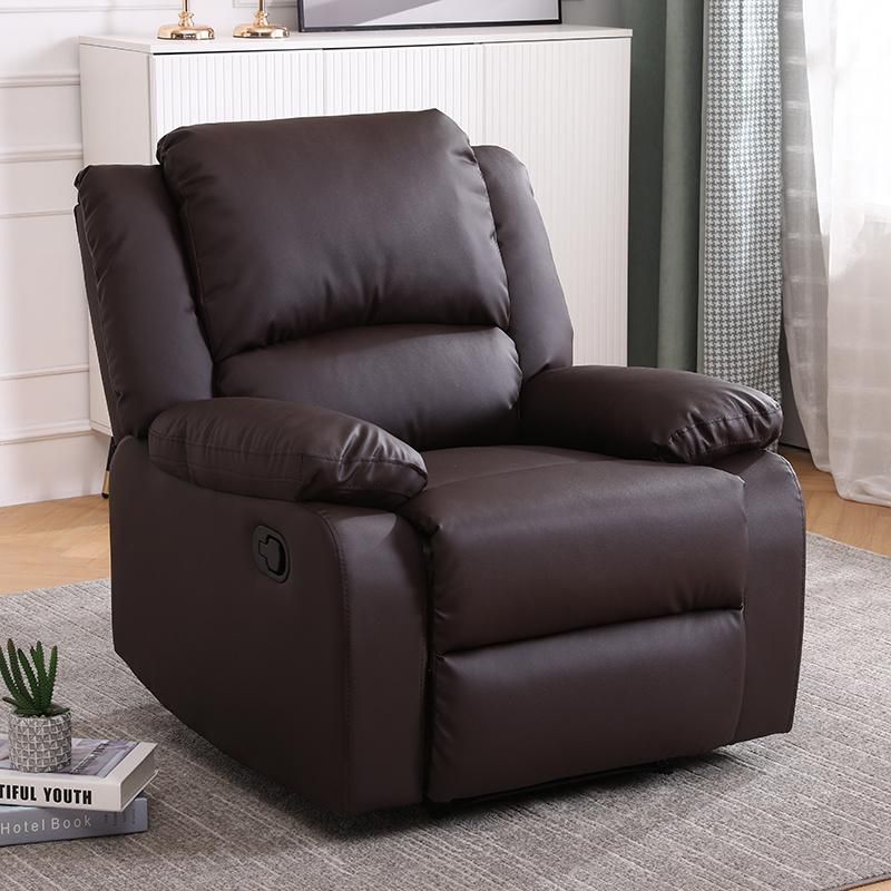 Modern Leather Living Room Sofa Recliner Chair