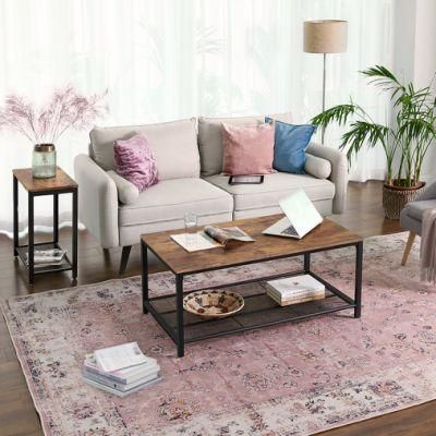 Multi Functional Living Room Square Wood Coffee Table