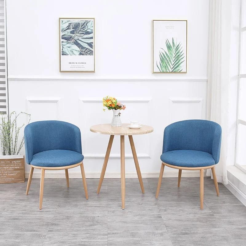 Cheap Modern Room Furniture Set Velvet Fabric Leather Steel Frame Legs Styling Nordic Dining Chair