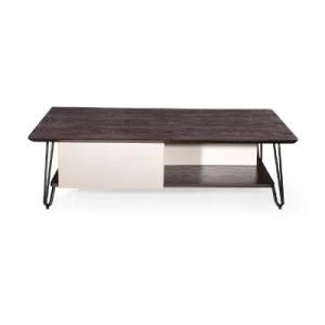 Trendy Simple Wooden Tea Table for Modern Living Room (YA927A)