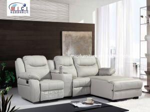 Comfortable L Shape Recliner Leather Sofa