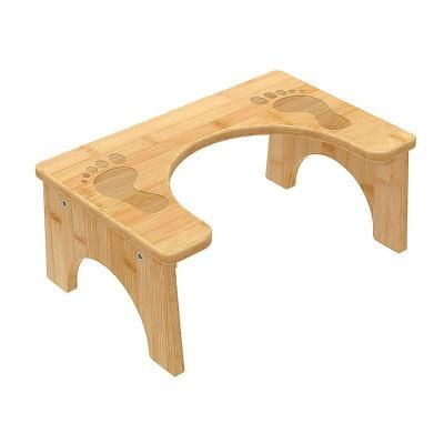 Wholesale Bamboo Squatting Stool Bench Bamboo Toilet Stool