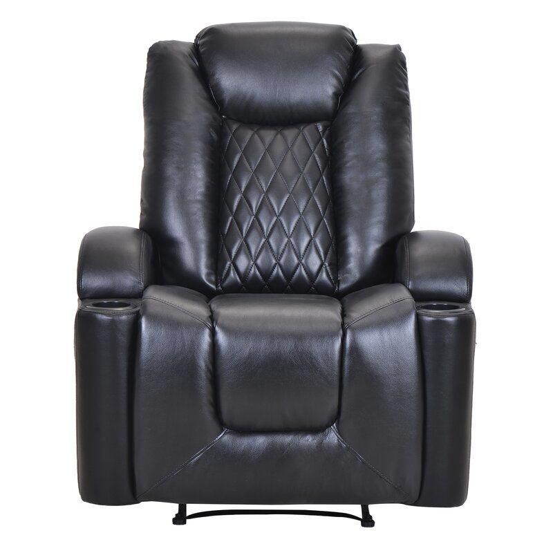 Jky Furniture Adjustable Leather Home Theater Power Recliner Chair with Customerized Functions