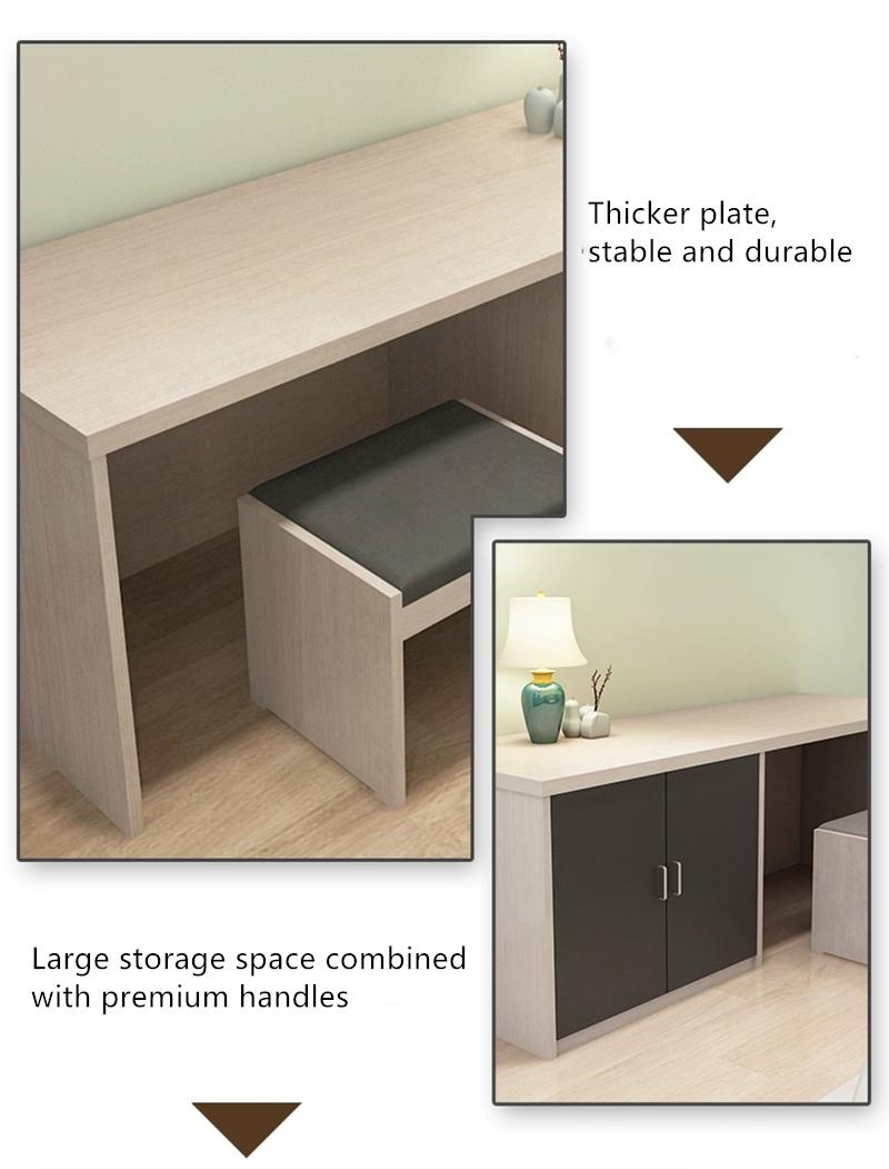 Wholesale Modern Style Dining Table Leg Bedroom Furniture Wooden Table with Drawer
