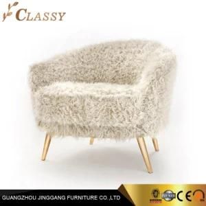 Luxury Metal Accent Chair Modern Armchair for Living Room Furniture