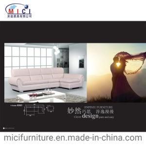 Modern Furniture L Shape Leather Sofa for Living Room