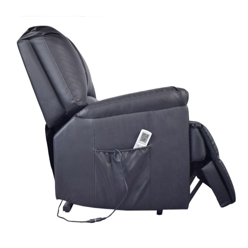 Jky Furniture Zero Gravity High Adjustable Leather Power Lift (Riser) Recliner Chair with Dual German Brand Okin Motor for The Elderly and Disabled
