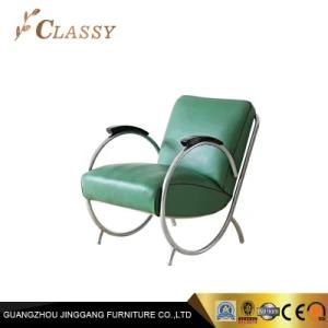 Streamline Tubular Round Stainless Steel Chair with PU Seating and Back
