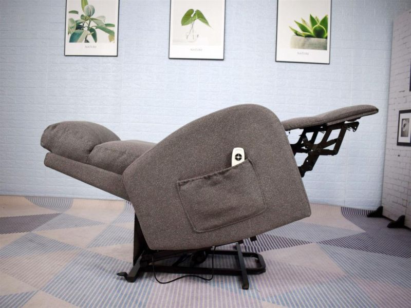 Jky Furniture Fabric Power Electric Lift Chair with Heating and Massage