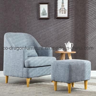 European Design Wooden Legs Fabric Sofa Chair for Home Furniture