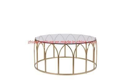 Glass Top Center Table for Living Room