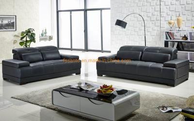 Italy Top Grain Full Leather European Style 1+2+3 Seater Living Room Fabric PU PVC Home Furniture Sofa