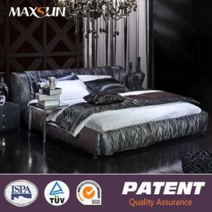 Modern Upholster Fabric Bed (Ast-07506)