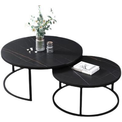 Balcony Outdoor Industrial Luxury Furniture Marble Coffee Table for Sale
