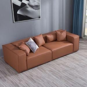 Simple Comfortable Sofa Fashion Furniture Leather Sofa