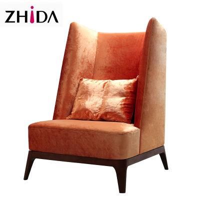 Leisure Fabric Chair for Europe, America and Asia with Top Armrests