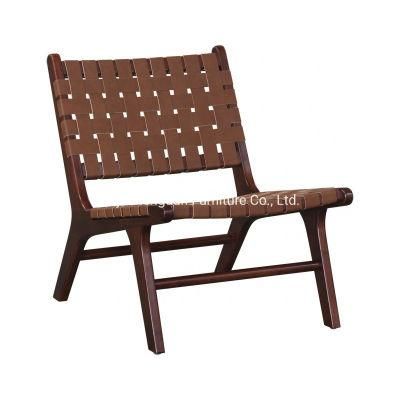 Hot Selling Wood Leisure Rattan Chair with Armrest (ZG19-019)