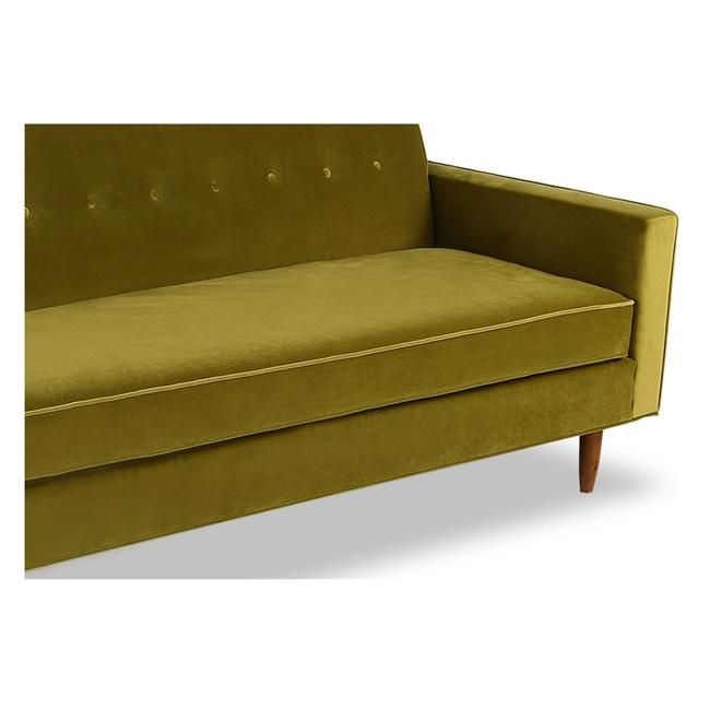 Green Velvet Couch Modern Style Daybed