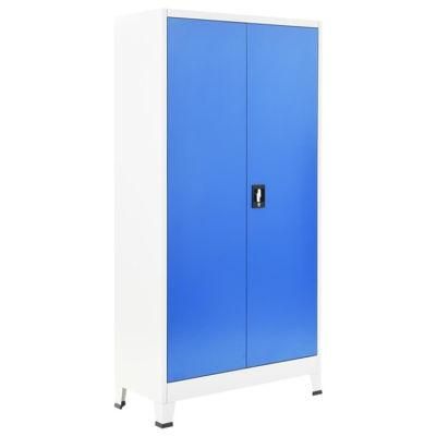Wholesale Steel Locker Cabinets with 2 Doors Metal Storage Organizer Office Cabinet Wardrobe
