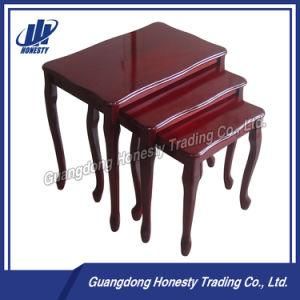 C176 Top Quality Wooden Nesting Side Table for Store