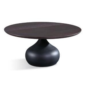 Best-Selling Round Wooden End Table for Modern Living Room (YR3417)